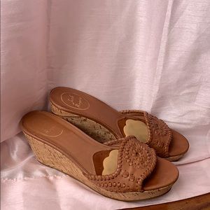 Jack Rogers 6.5 wedges heels UWB